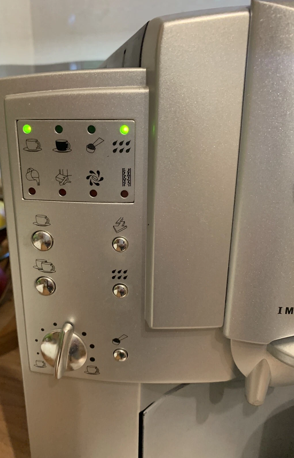 Jura E55 Display Modul Bedienteil Vorderteil mit Auslauf Tasten komplette Stecker