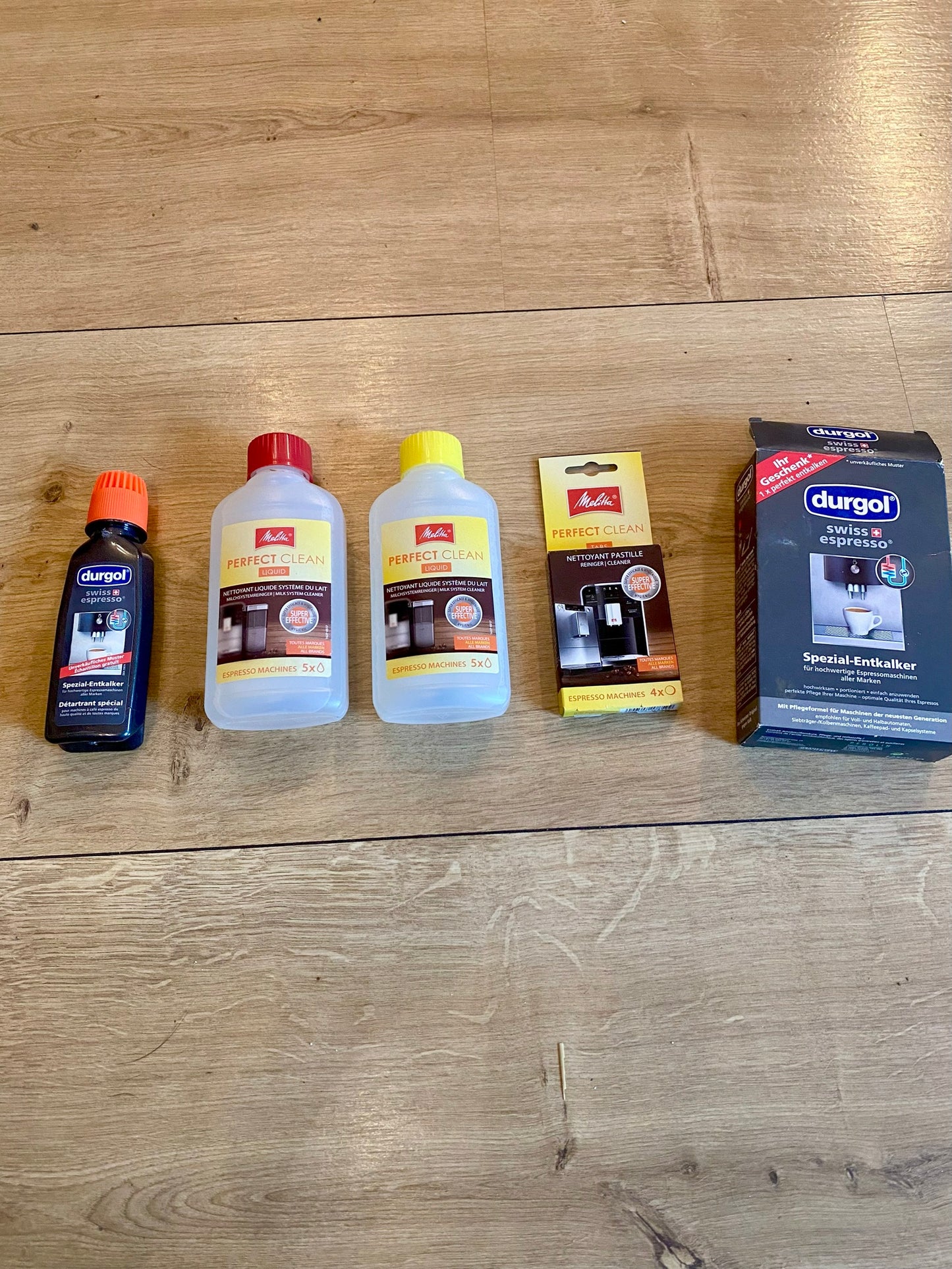 Melitta Durgol Reinigungstabletten & Entkalker – gebraucht, teilweise geöffnet Kaffeevollautomat - Car Kaffeeautomaten, Ersatzteile