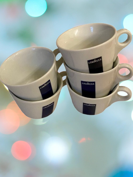 Hochwertige Lavazza Kaffee- / Cappuccino 5 Tassen selten NEU Kaffeevollautomat - Car Kaffeeautomaten, Ersatzteile