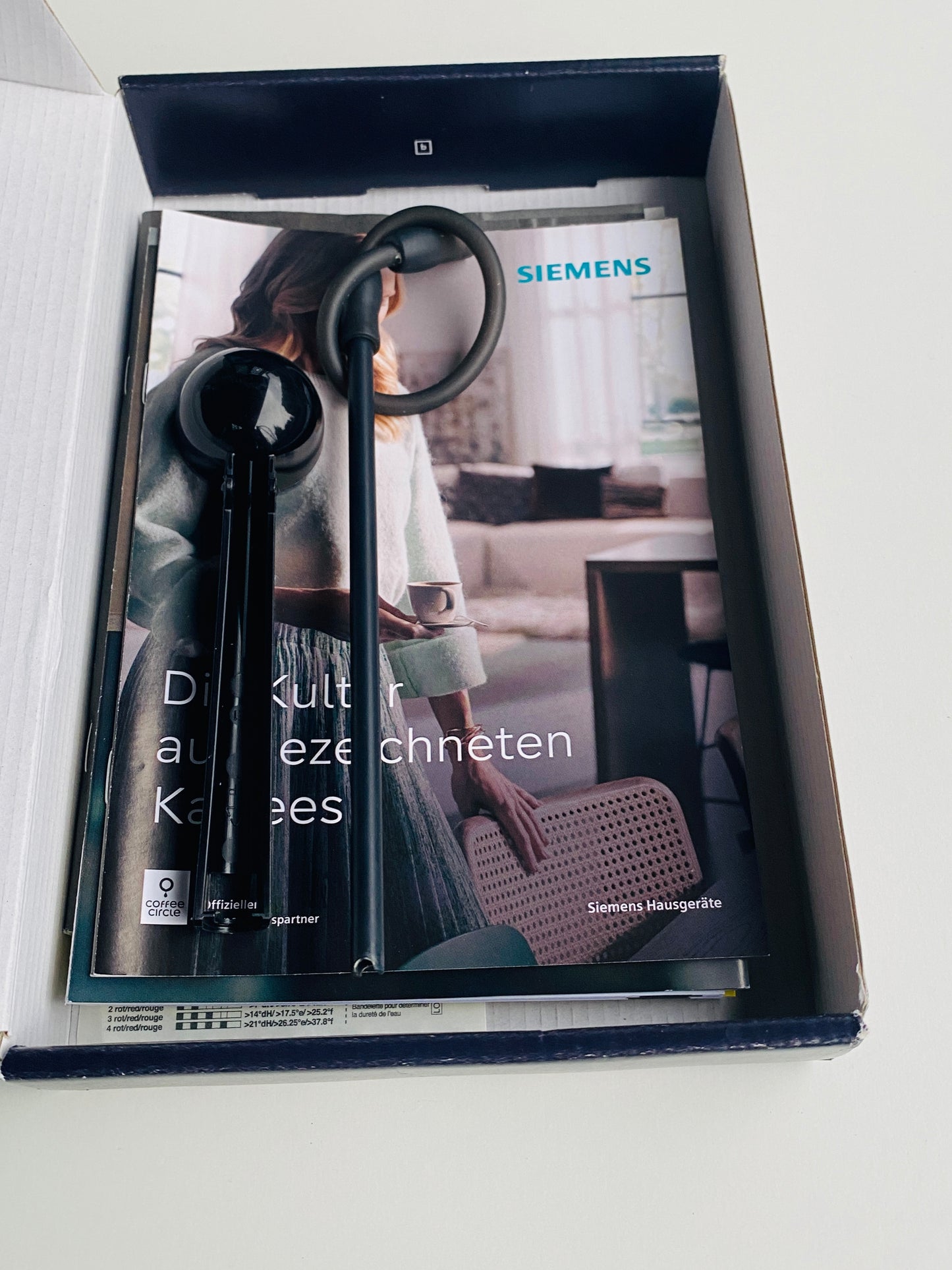 Siemens EQ6 EQ Series Set Milchschlauch mit Stange Bedienungsanleitung Siemens Kaffee Löffel