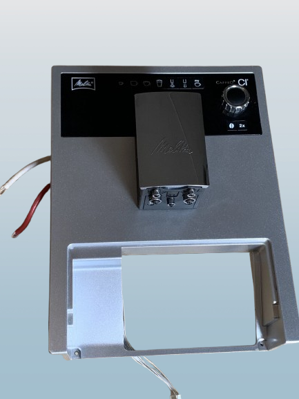 Hochwertiges Display + Kaffeeauslauf Vorderteil mit Kabel – Ersatzteil für Melitta Caffeo CI Kaffeevollautomaten (Display + Auslauf) - Car Kaffeeautomaten, Ersatzteile