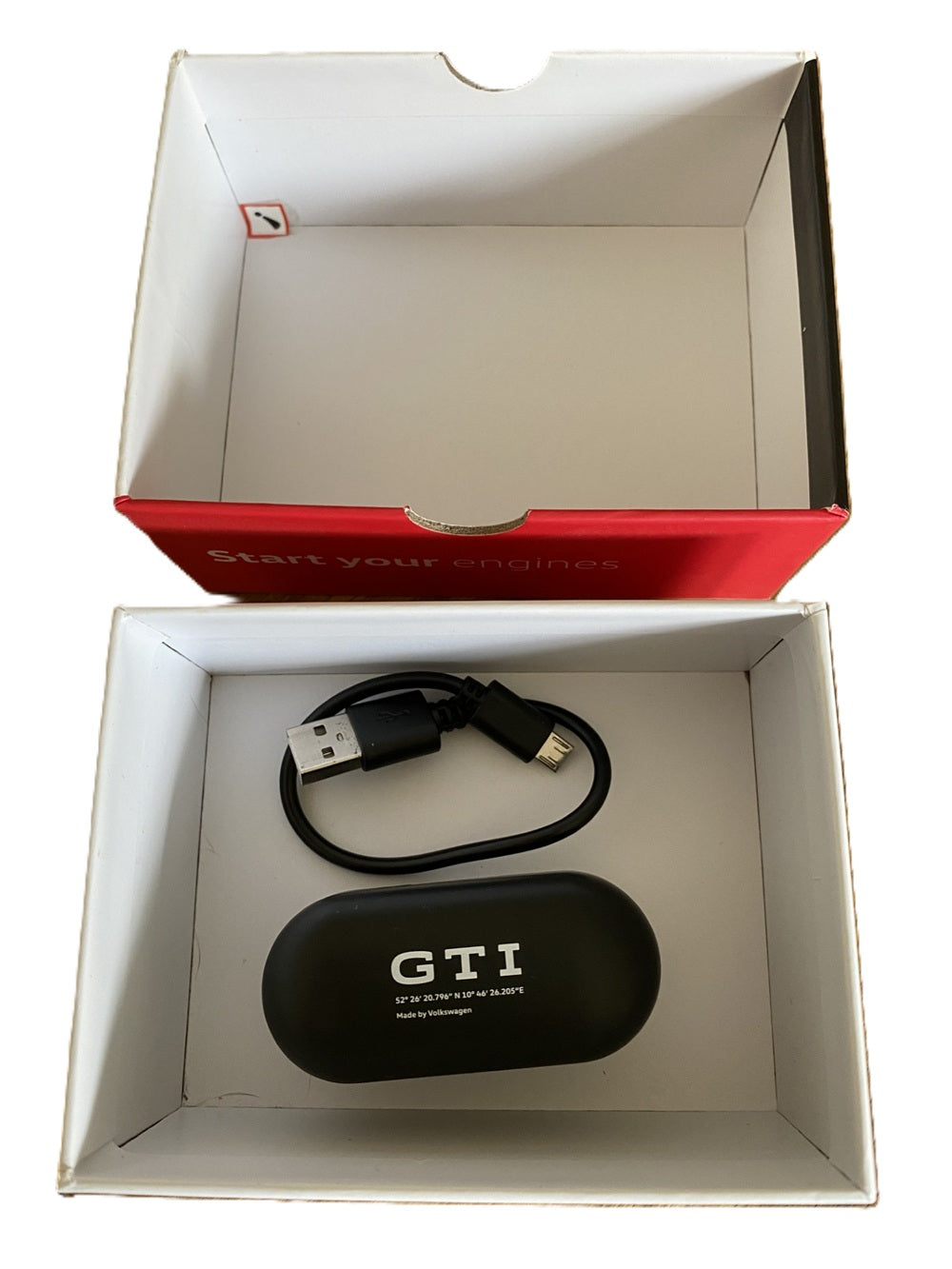 VW Wireless Bluetooth  GTI Kollektion Lade Box USB Kabel
