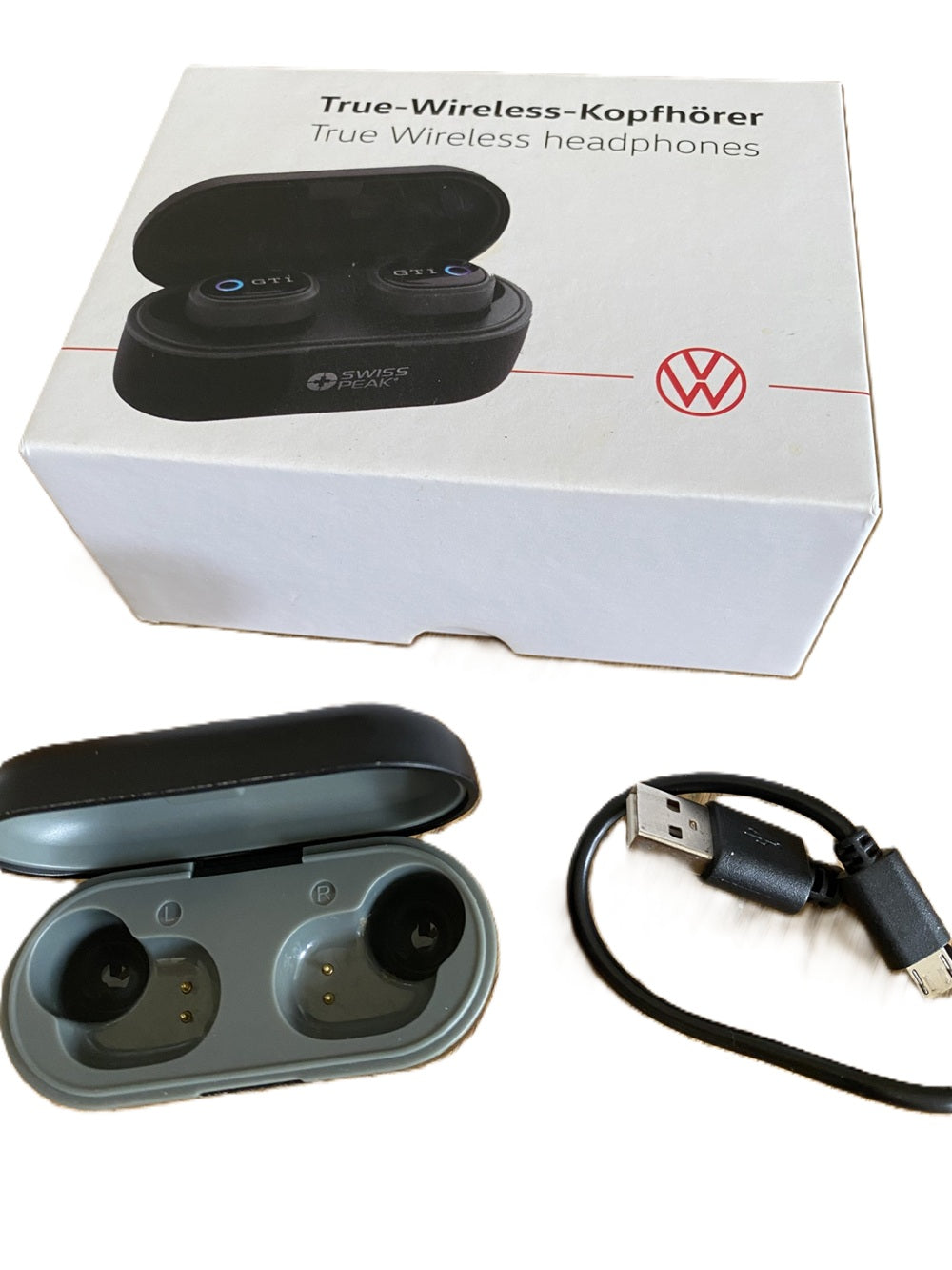 VW Wireless Bluetooth  GTI Kollektion Lade Box USB Kabel