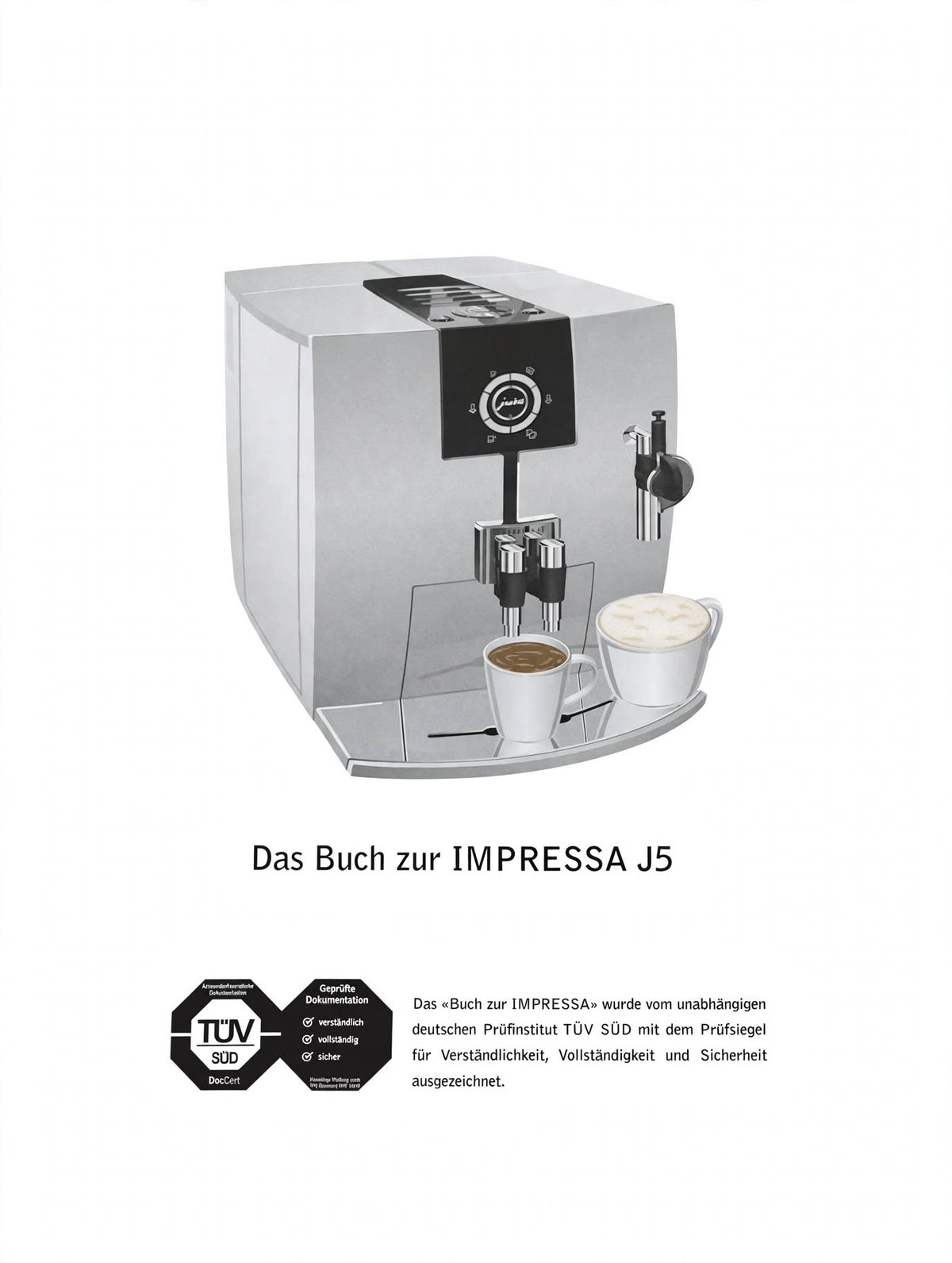 Bedienungsanleitung Buch für JURA J5 J7 J9 J90 Impressa