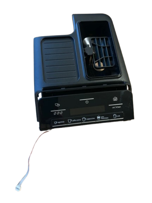 Siemens EQ.300 / Bosch Display mit Oberteil, Stecker und Bohnenbehälter – komplett und einbaufertig – Ersatzteil Kaffeevollautomat