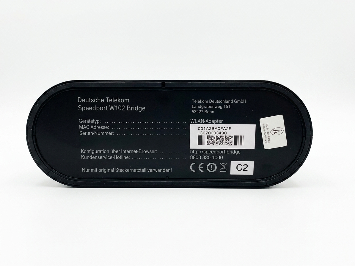 Deutsche Telekom Speedport W102 Bridge