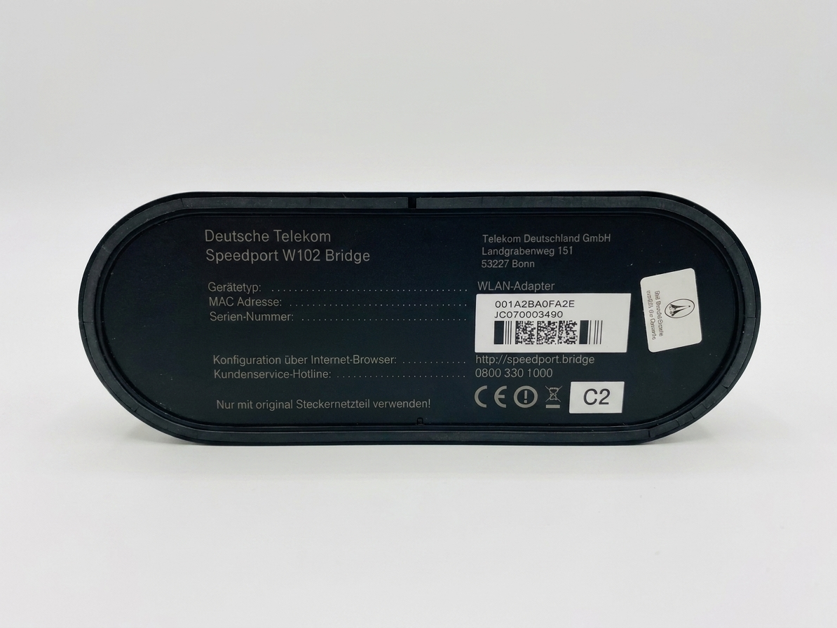Deutsche Telekom Speedport W102 Bridge