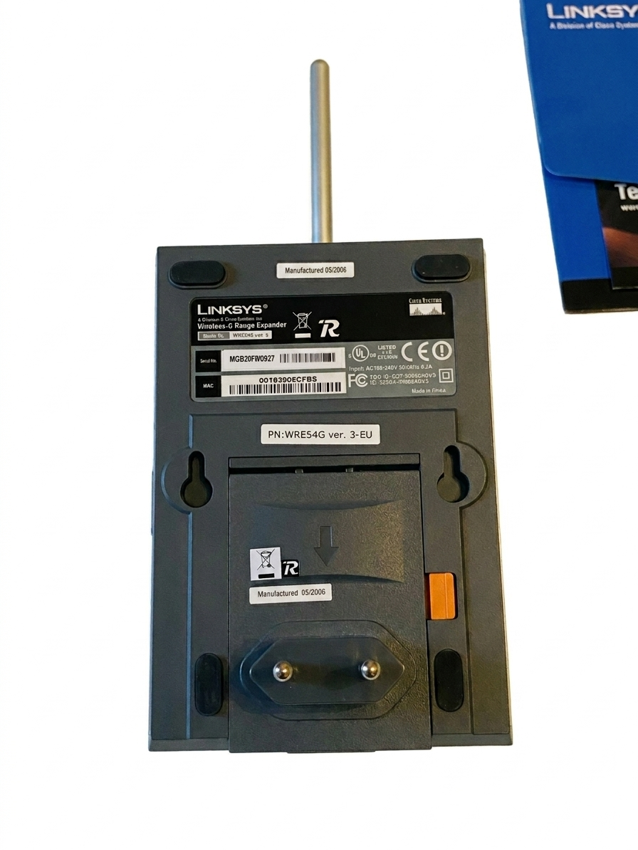 Linksys Cisco WRE54G-DE WLAN Verstärker Repeater Reichweiten Expander