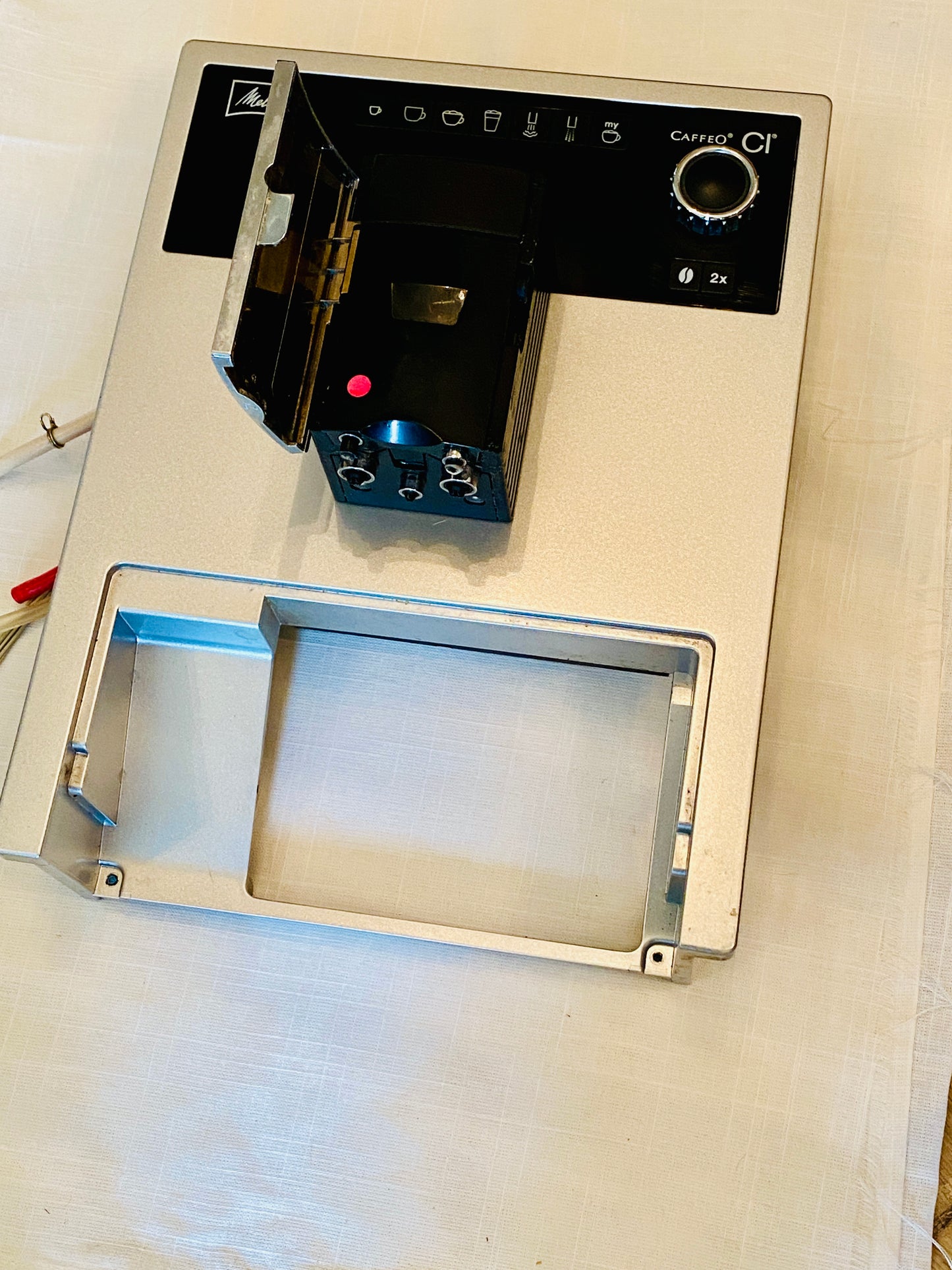 Original Melitta Caffeo Ci Vorderteil mit Display, Kaffeeauslauf