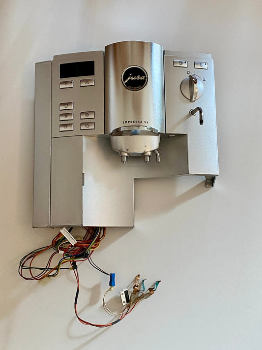 Jura S9 Display Vorderteil mit Auslauf