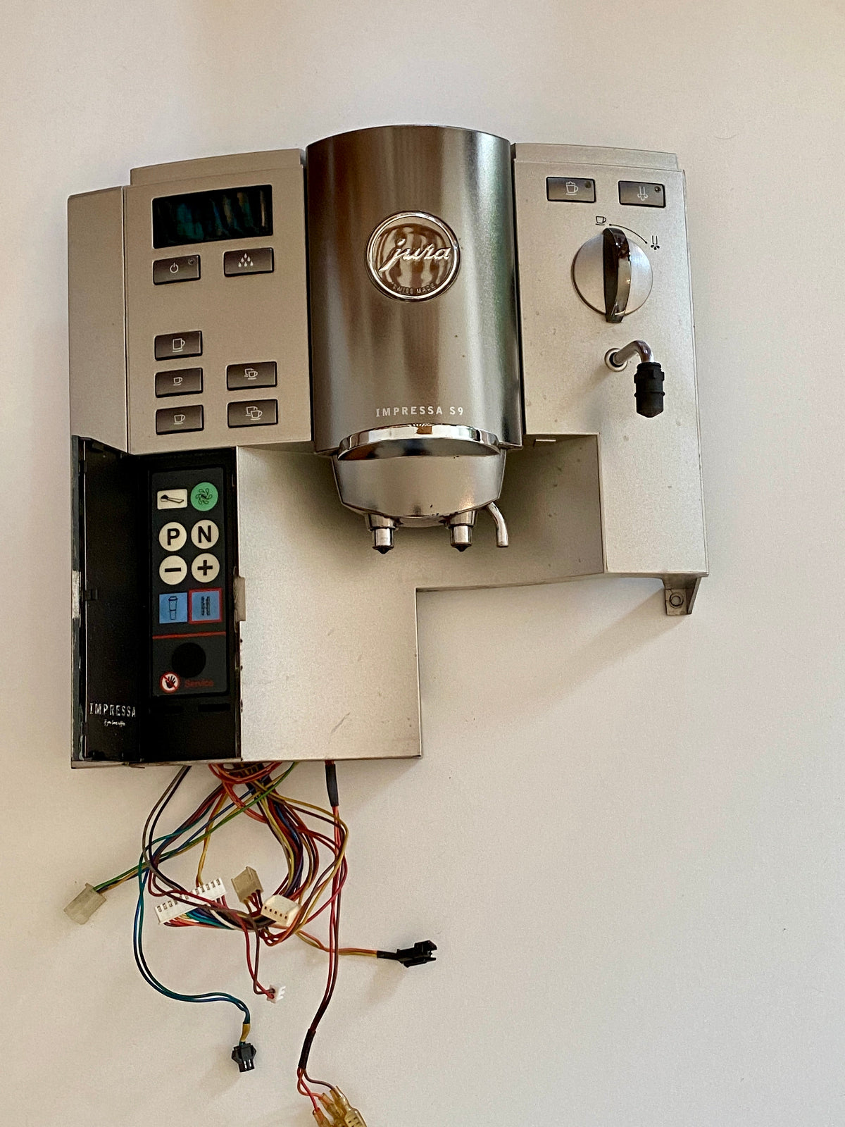 Jura S9 Display Vorderteil Kaffeevollautomat