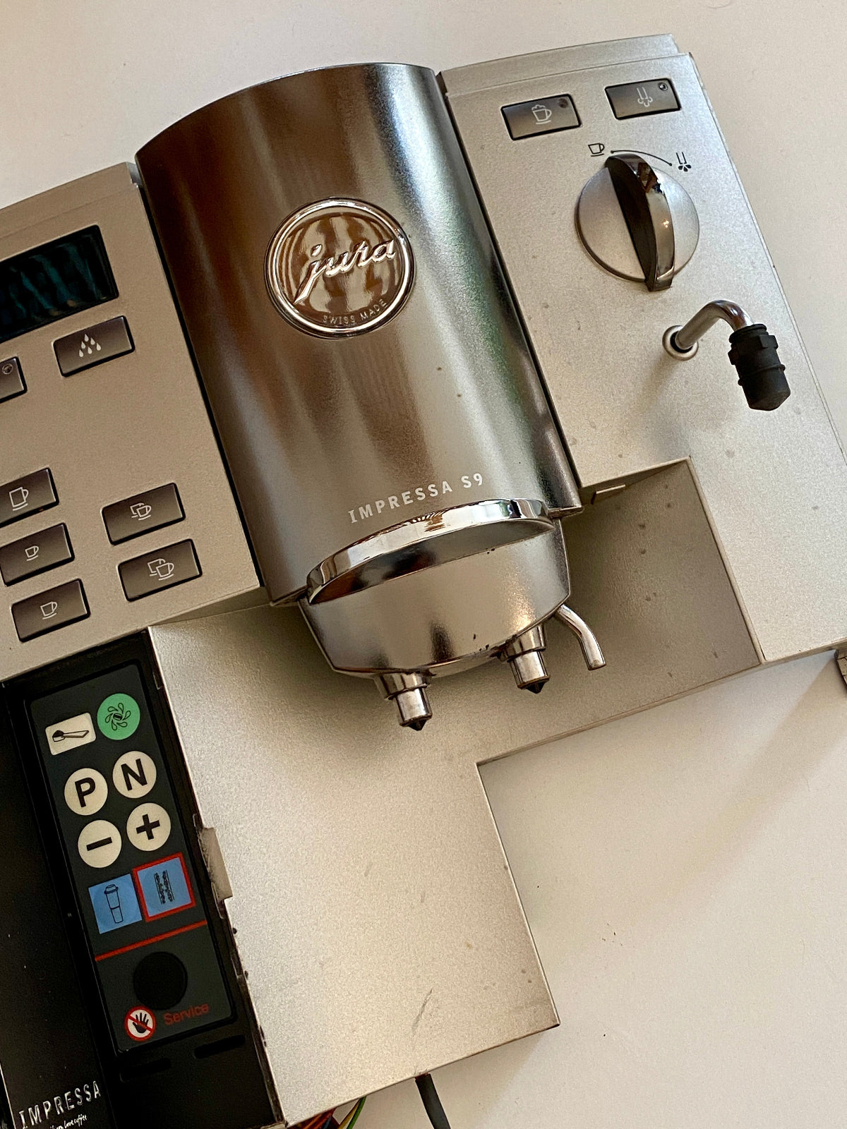 Jura S9 Display Vorderteil Kaffeevollautomat