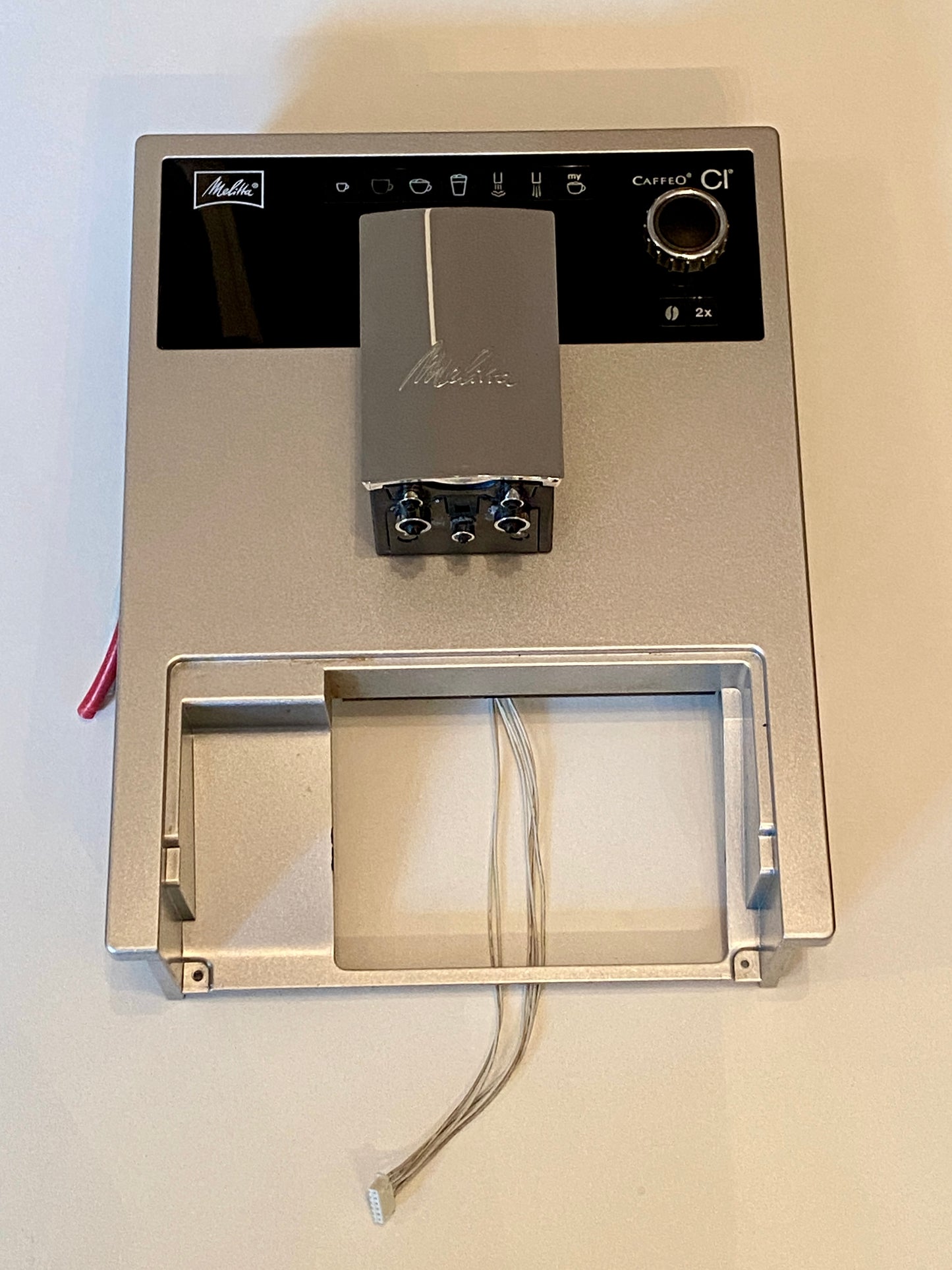 Melitta Cafeeo CI Fornt Display Mit Auslauf Tasten mit Stecker einfach Alte Raus Neu Rein