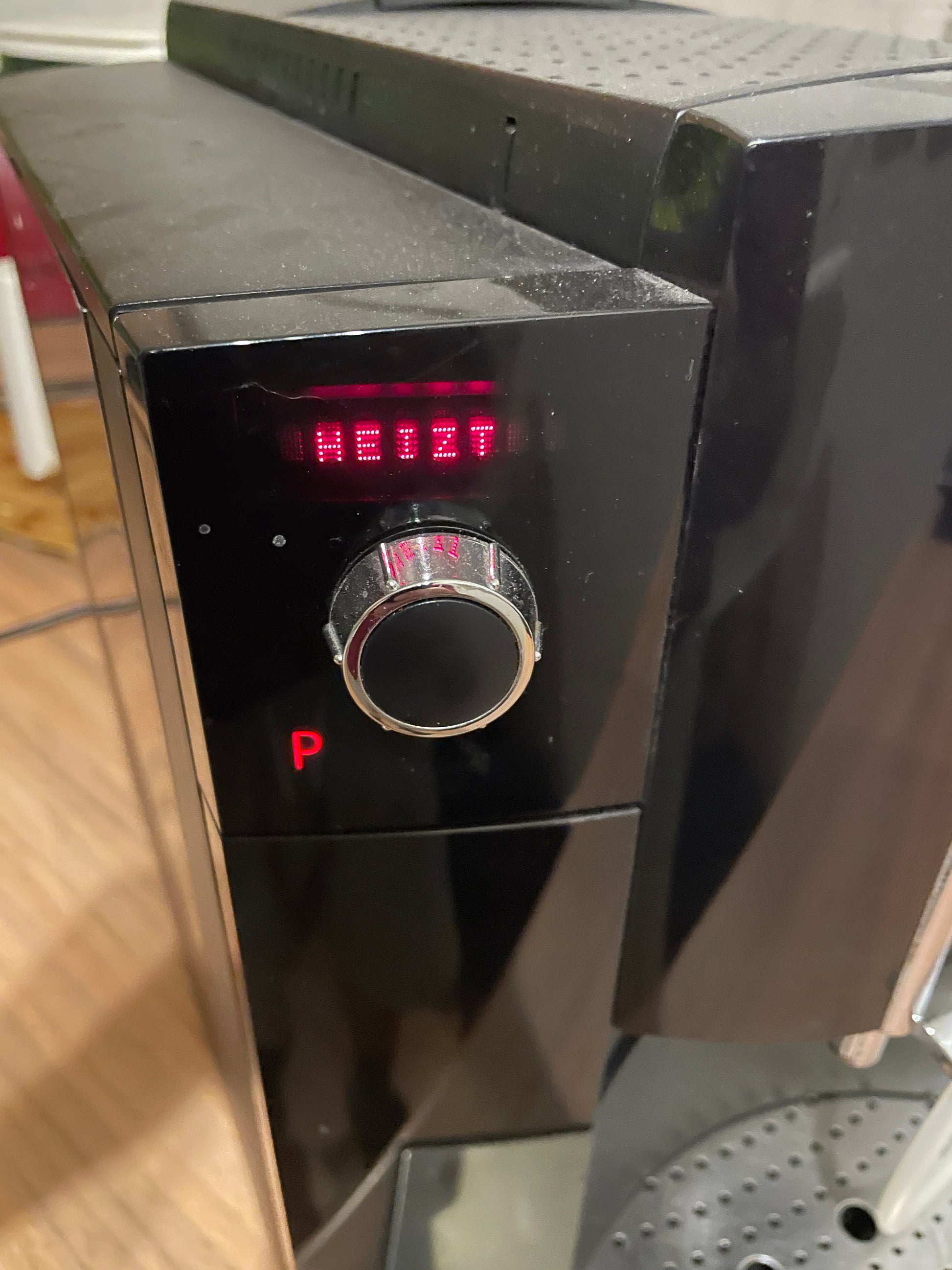 Jura C60 Front Vorderteil mit Kaffeeauslauf mit Display
