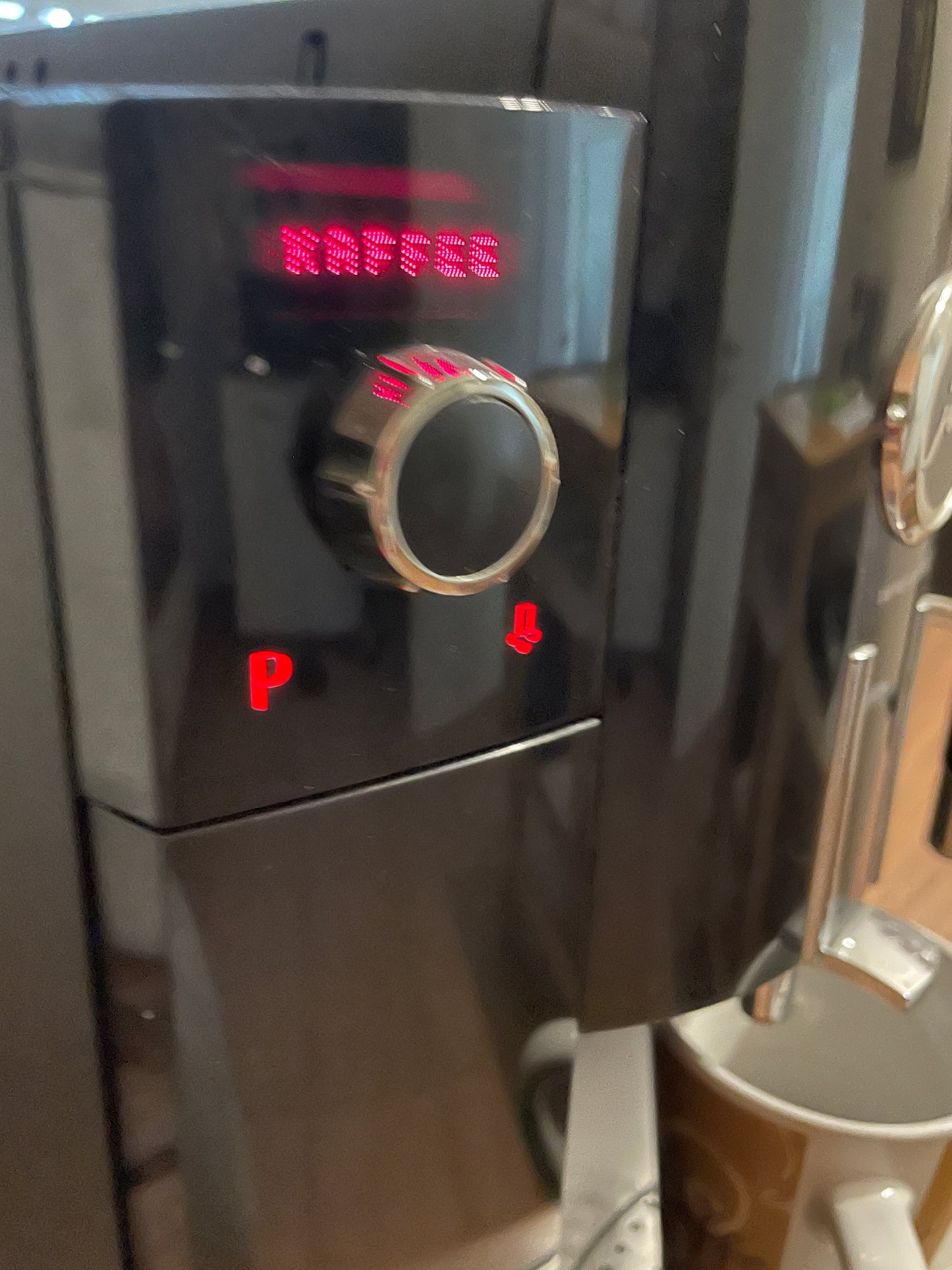 Jura C60 Front Vorderteil mit Kaffeeauslauf mit Display