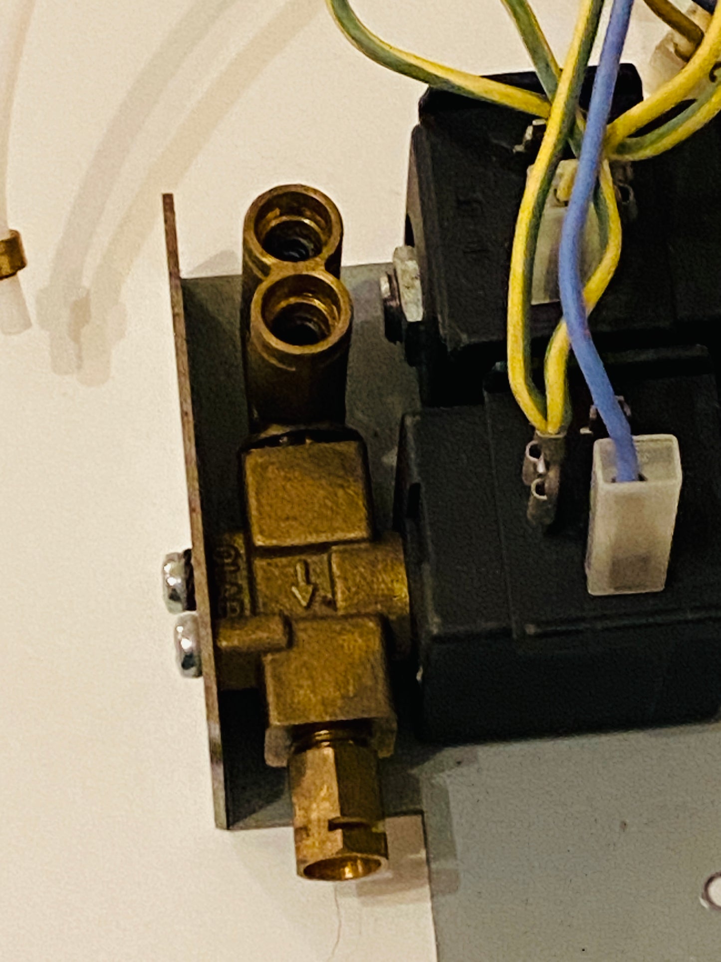 Original Saeco Doppel-Magnetventil Block – 2x 2-Wege Ventile auf Platte inkl. Stecker
