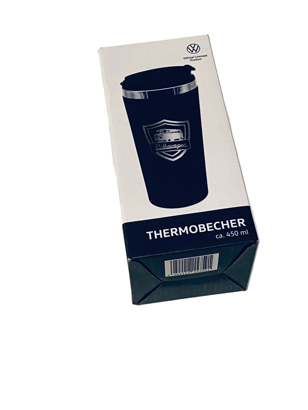 Thermobecher aus Edelstahl mit Volkswagen 