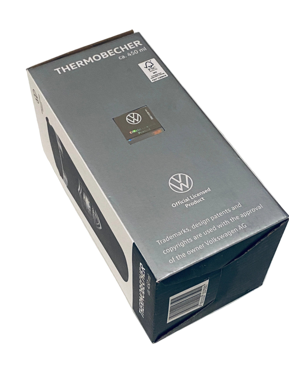 Thermobecher aus Edelstahl mit Volkswagen 