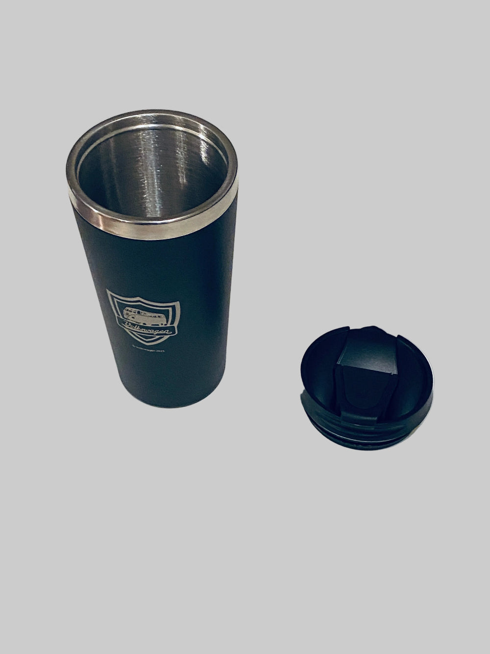 Thermobecher aus Edelstahl mit Volkswagen 