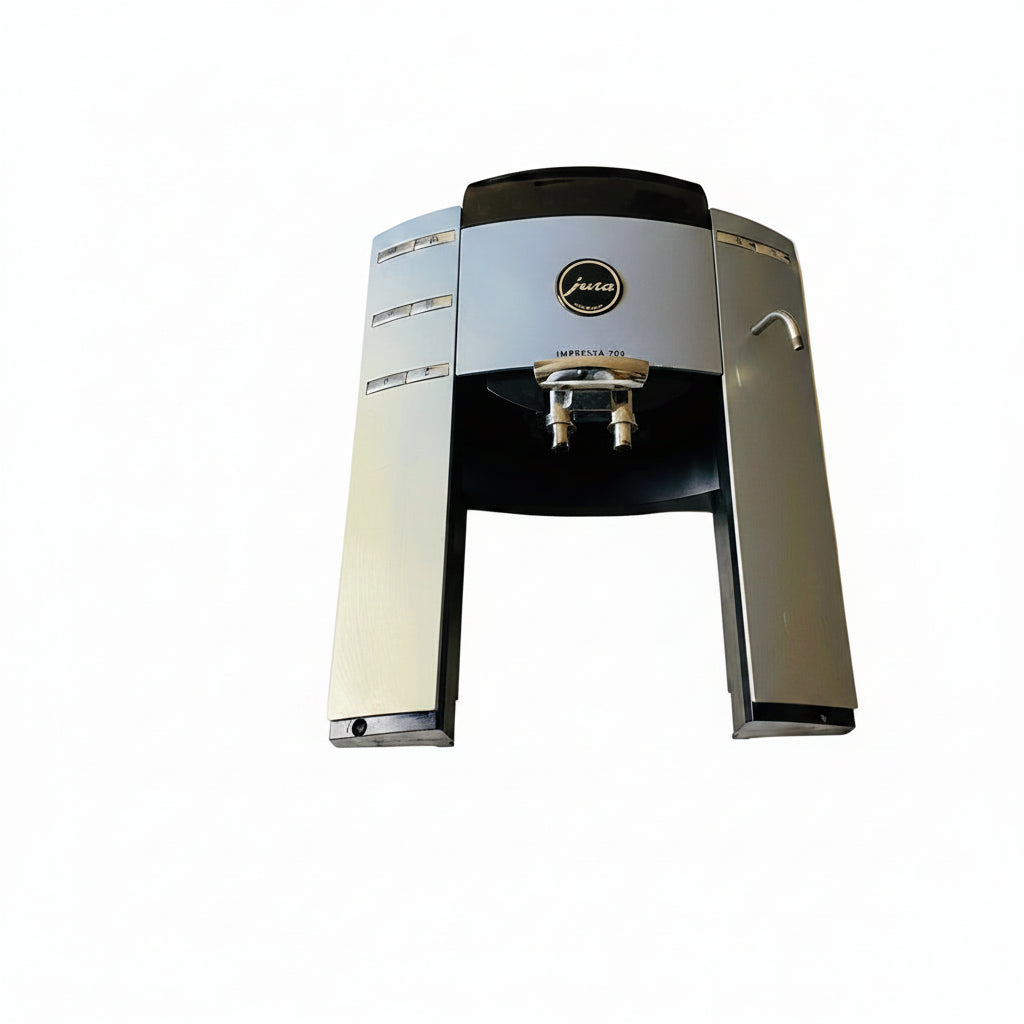 Jura Impressa F90 Sky Blue Vorderteil Display 