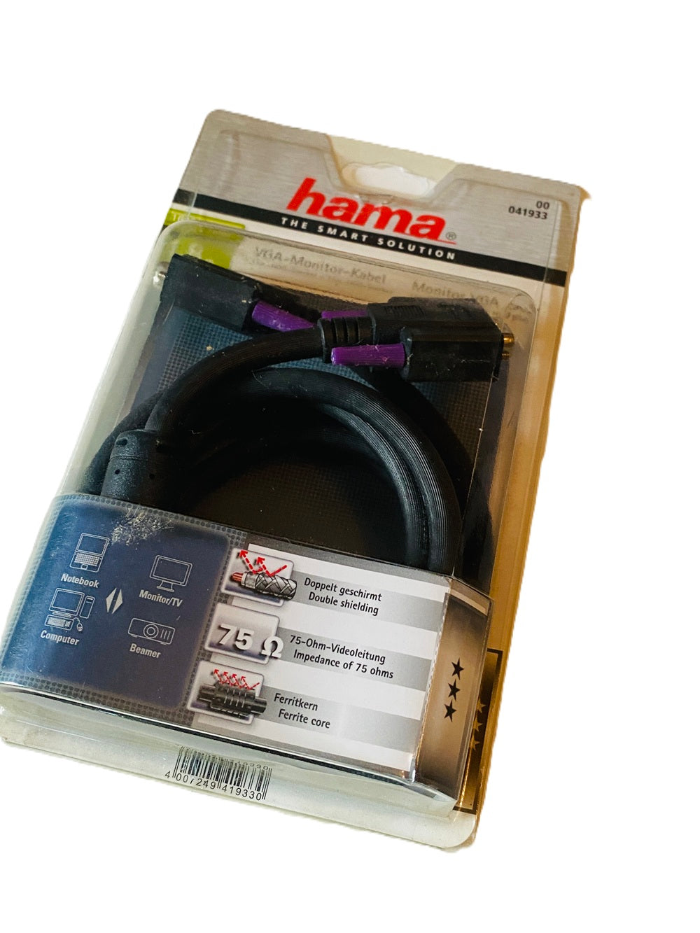 Hama VGA-Monitor-Kabel – 1,8m – Top Qualität – NEU