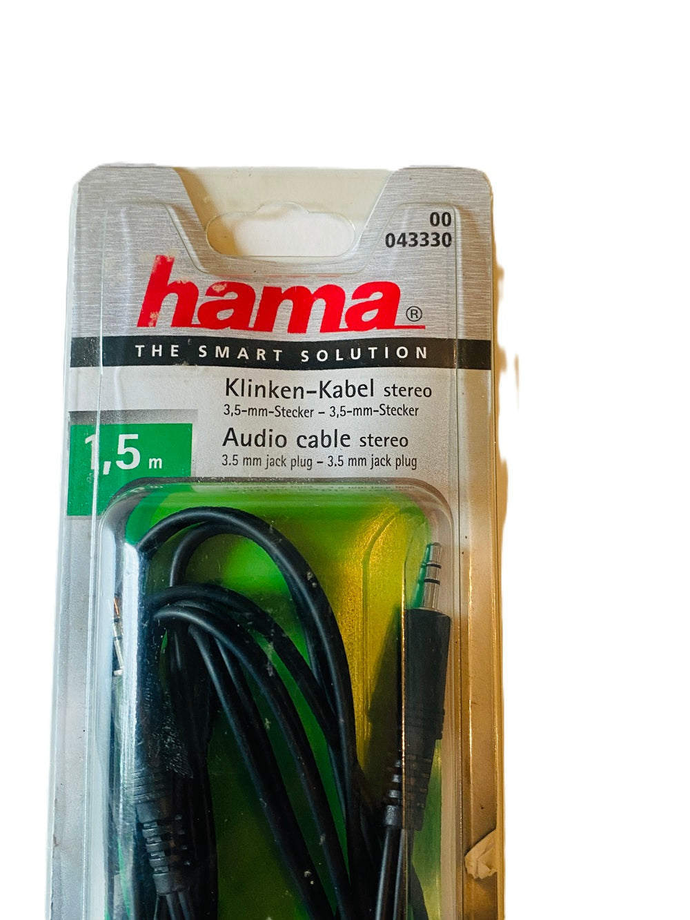 Hama Klinken-Kabel 3,5mm Stereo 1,5m – Audio-Kabel für Smartphone/PC –
