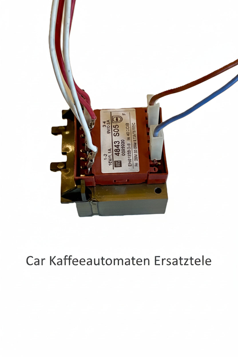 Original Jura Transformator (Trafo) 230V | 15V & 9V – Für E- / F- / C- / S-Serie.