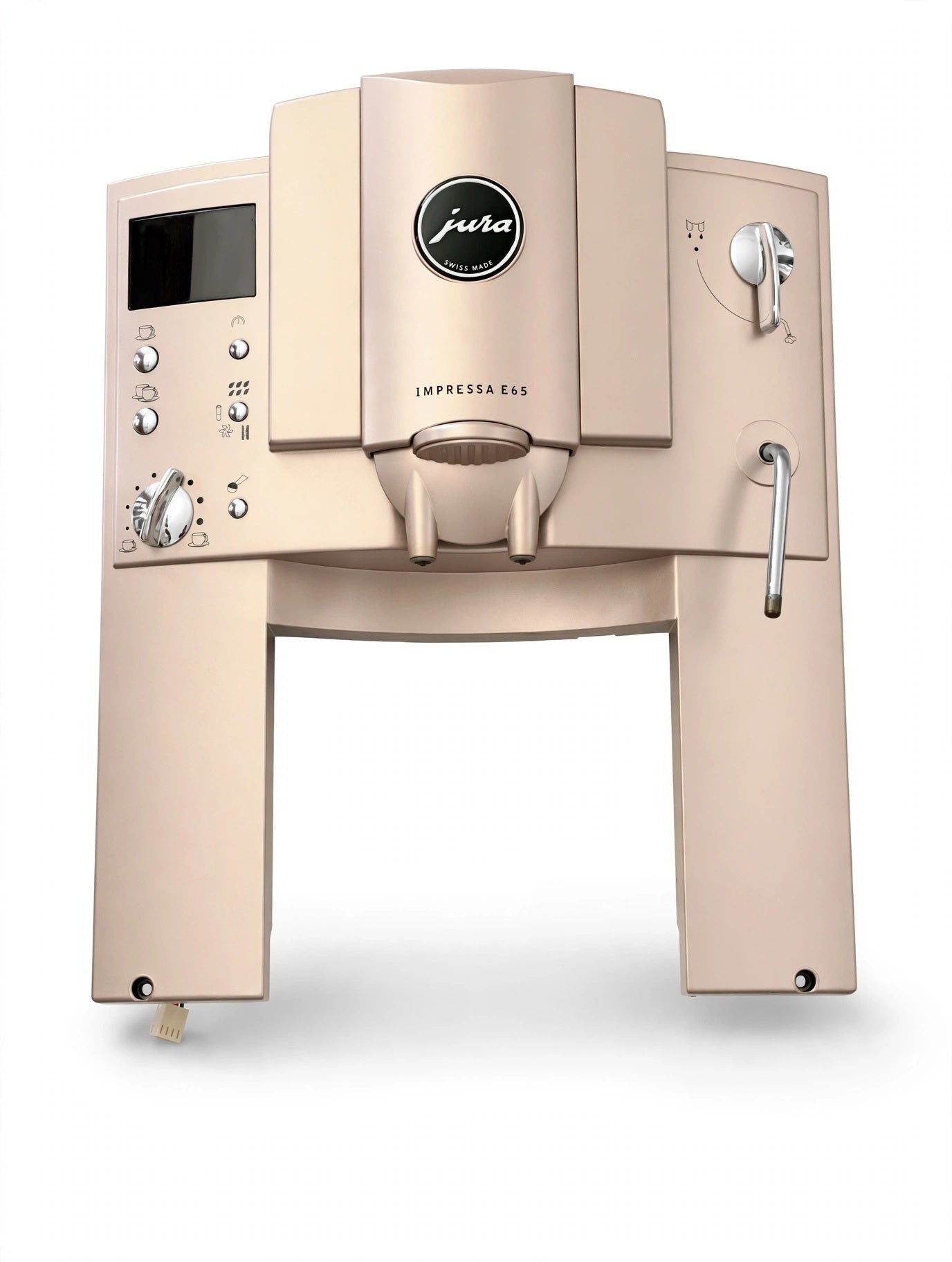 Frontblende Jura E65 Champagner Display Auslauf Kabel Komple