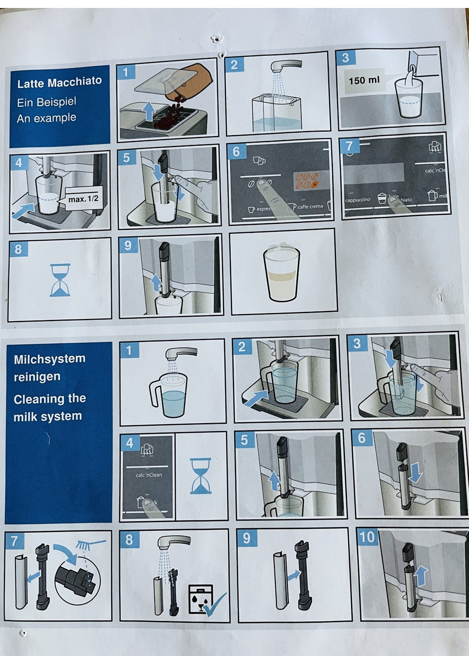 Siemens EQ.300 Bedienungsanleitung Handbuch Original