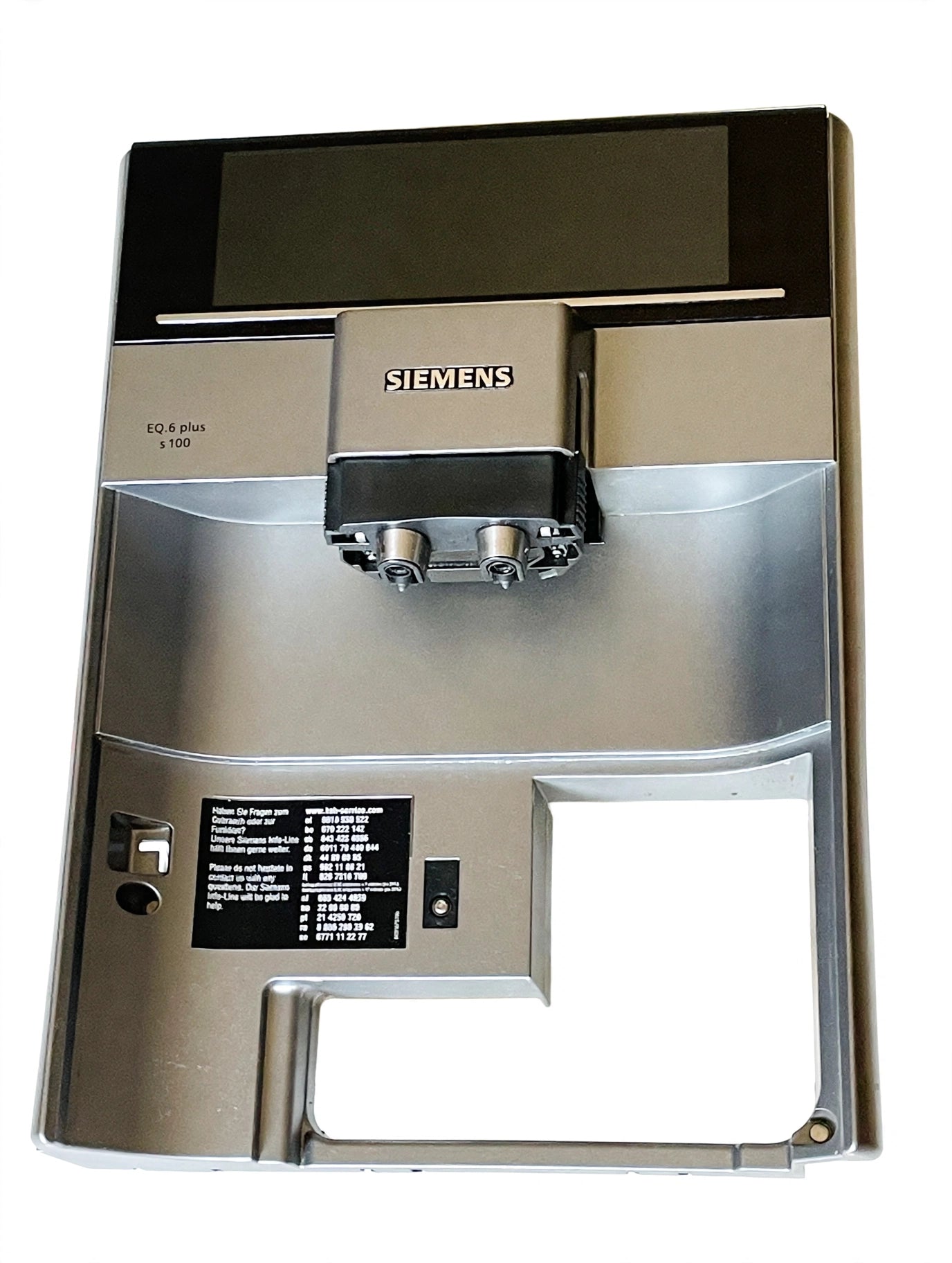 Siemens EQ.6 Plus s100 Front Display Vorderteil Komplett
