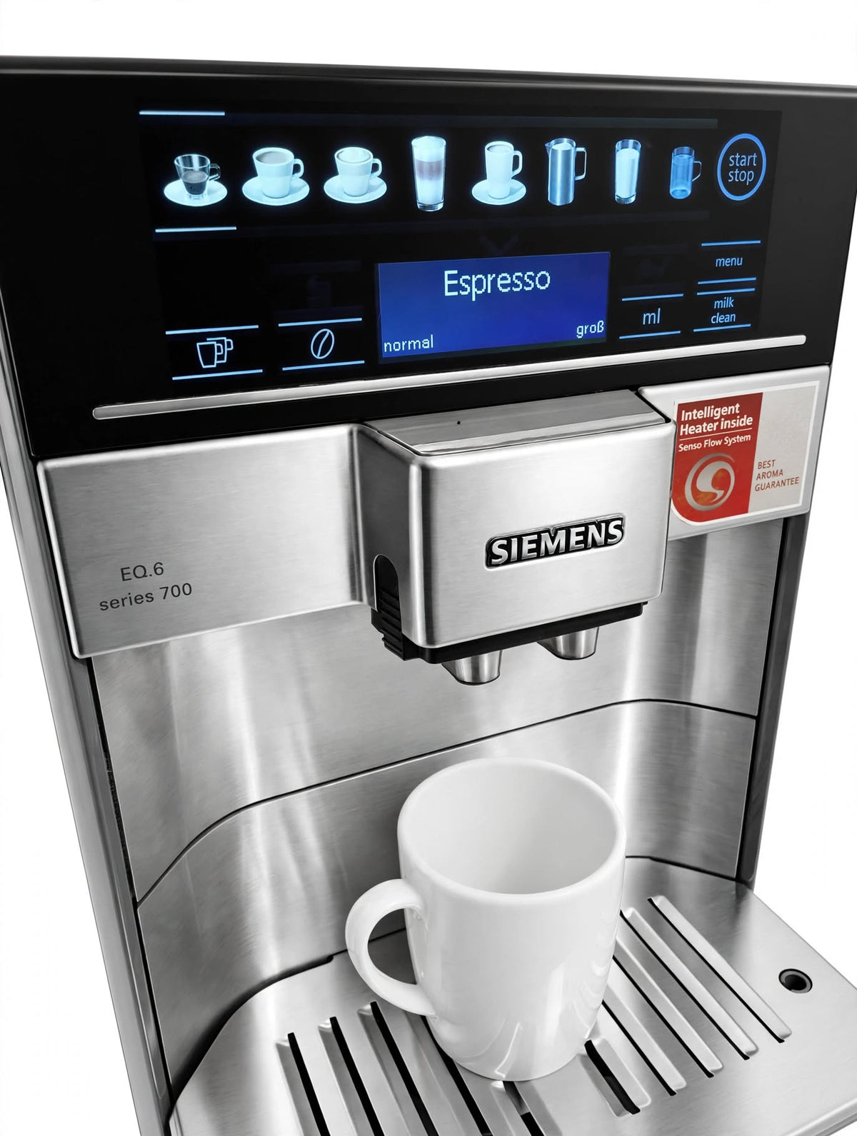 Siemens EQ.6 Serie 700 Front mit Display 