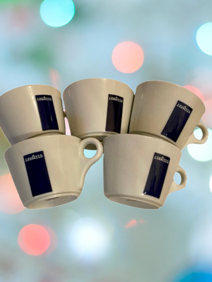 Hochwertige Lavazza Kaffee- / Cappuccino 5 Tassen selten NEU Kaffeevollautomat - Car Kaffeeautomaten, Ersatzteile