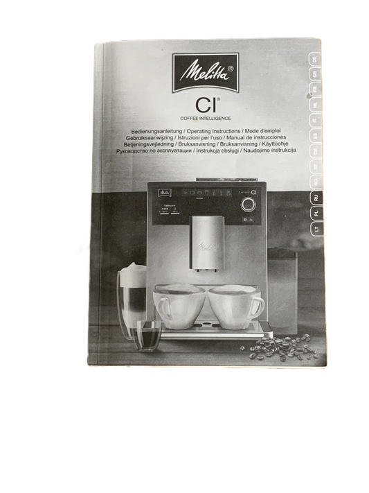Melitta Caffeo CI Bedienungsanleitung 