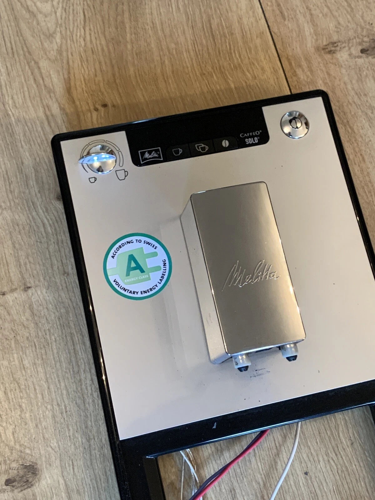 Melitta Solo Milk Display Bedienteil Frontmaske Vorderteil komplett Kaffeevollautomat.