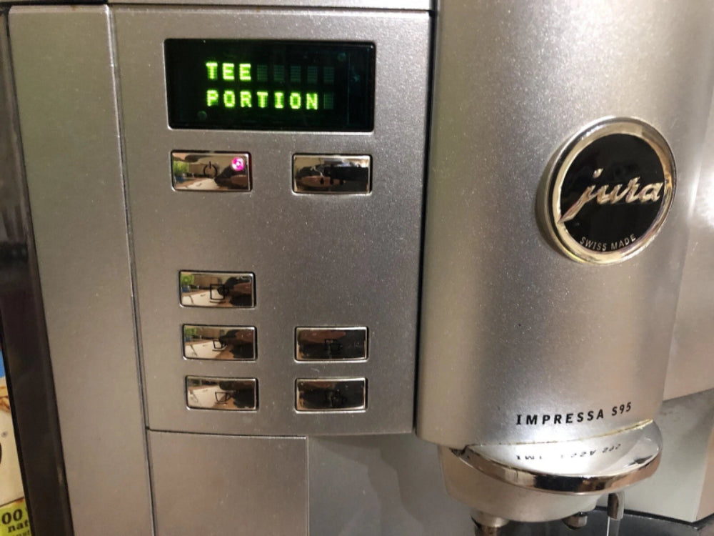 Jura S95 Display Bedinpanel Steuerpanel Elemente Vorderteil mit Tasten mit Auslauf Komplett