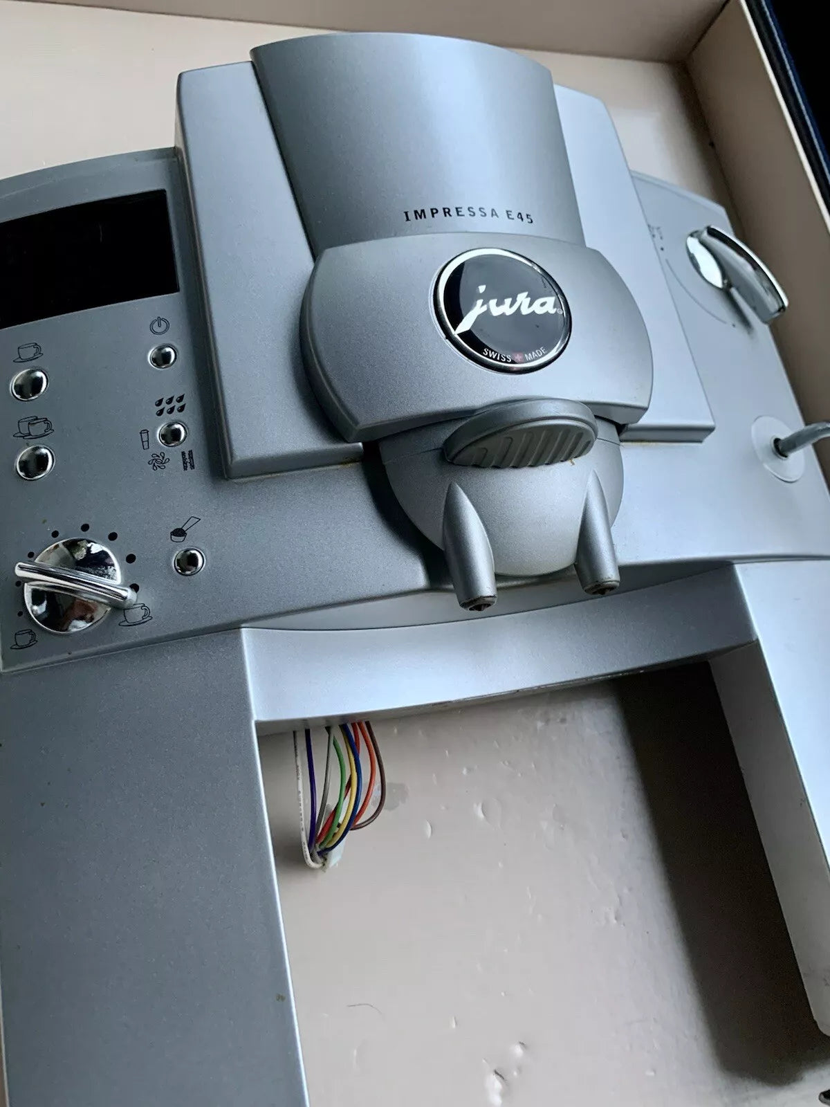 Jura E45 Display-Modul / Bedienteil / Vorderteil komplett Top – wie auf dem Bild