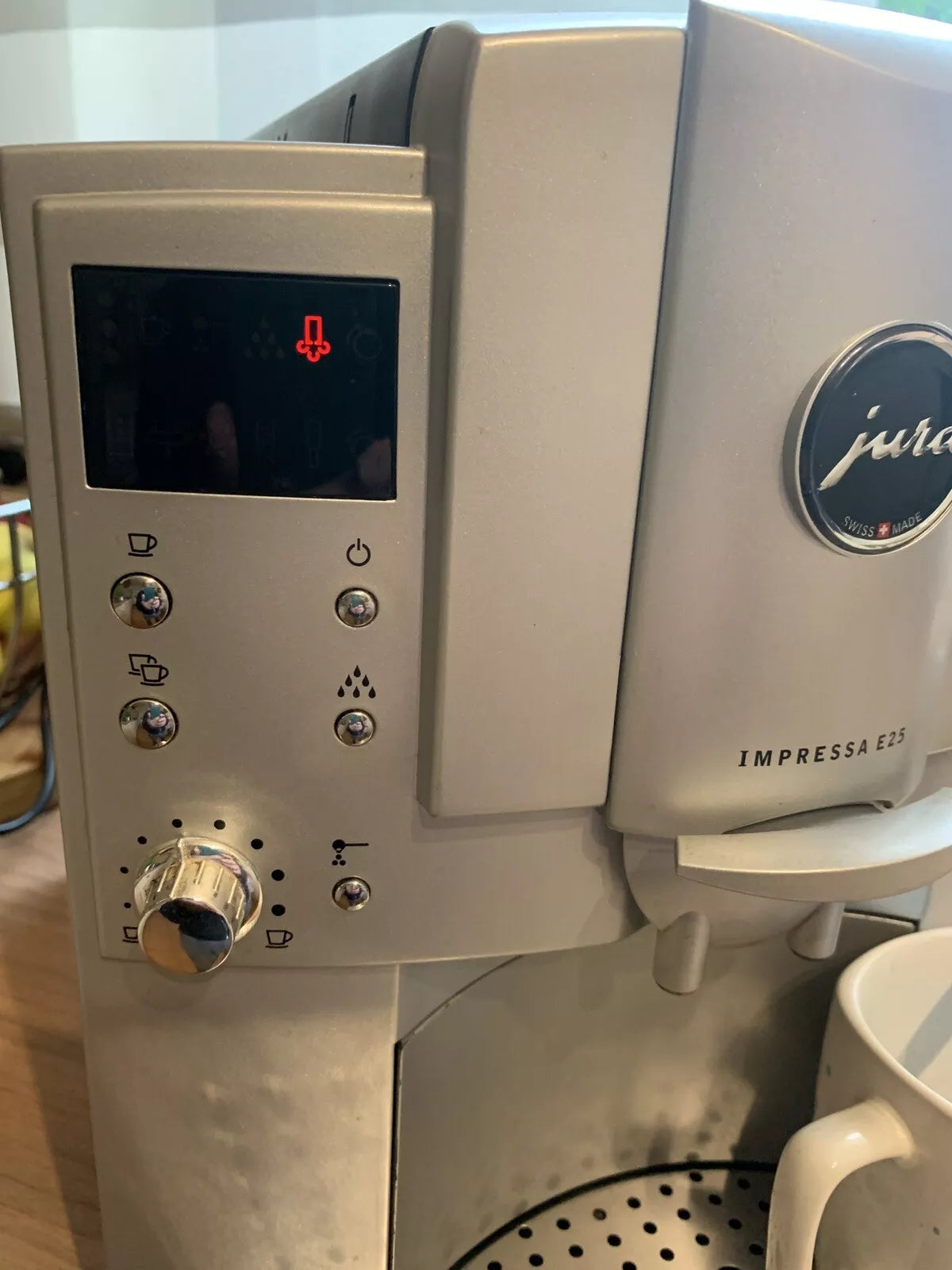 Jura E25 Display Modul Bedienteil Vorderteil mit Auslauf Baufertig Kaffeevollautomat