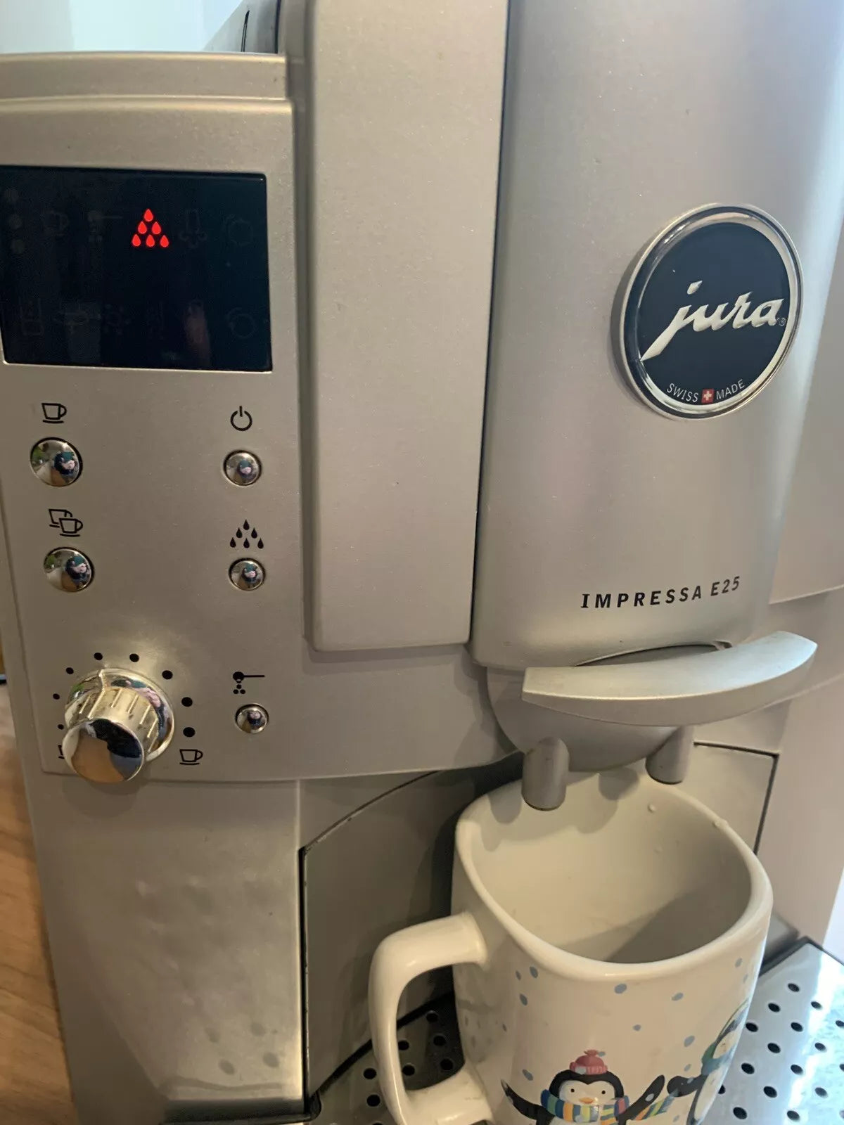 Jura E25 Display Modul Bedienteil Vorderteil mit Auslauf Baufertig Kaffeevollautomat