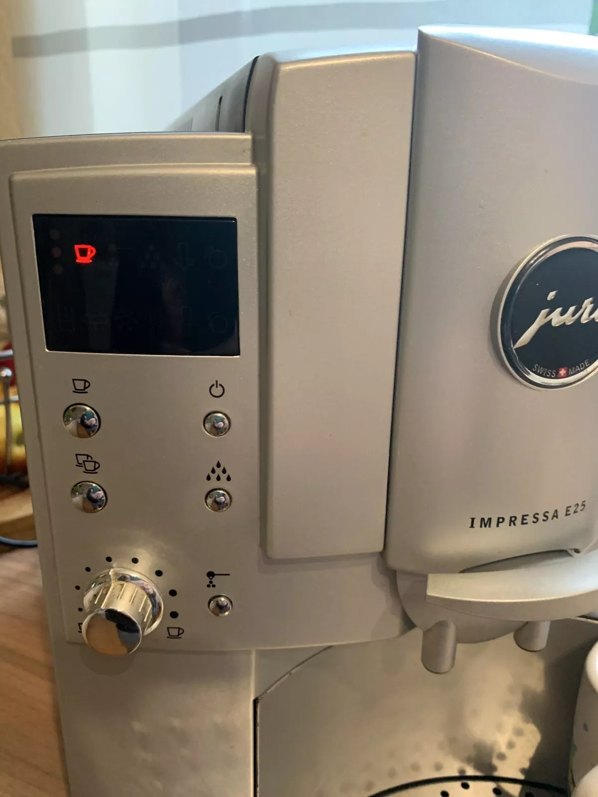 Jura E25 Display Modul Bedienteil Vorderteil mit Auslauf Baufertig Kaffeevollautomat