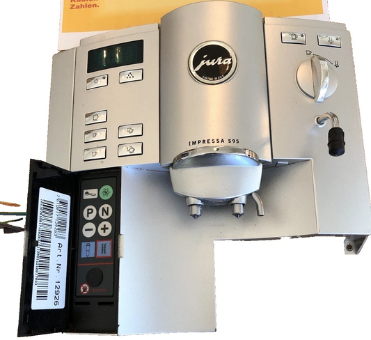 Jura S95 Display Bedienpanel / Steuerpanel mit Stecker – Original Ersatzteil für Kaffeevollautomat – gebraucht & geprüft
