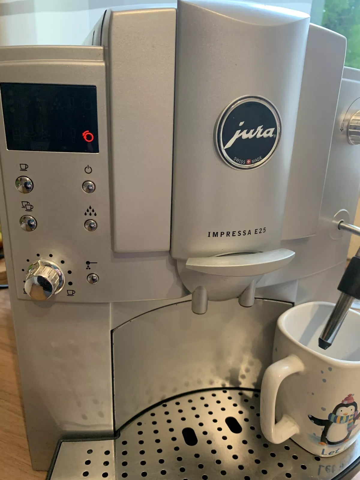 Jura E25 Display Modul Bedienteil Vorderteil mit Auslauf Baufertig Kaffeevollautomat