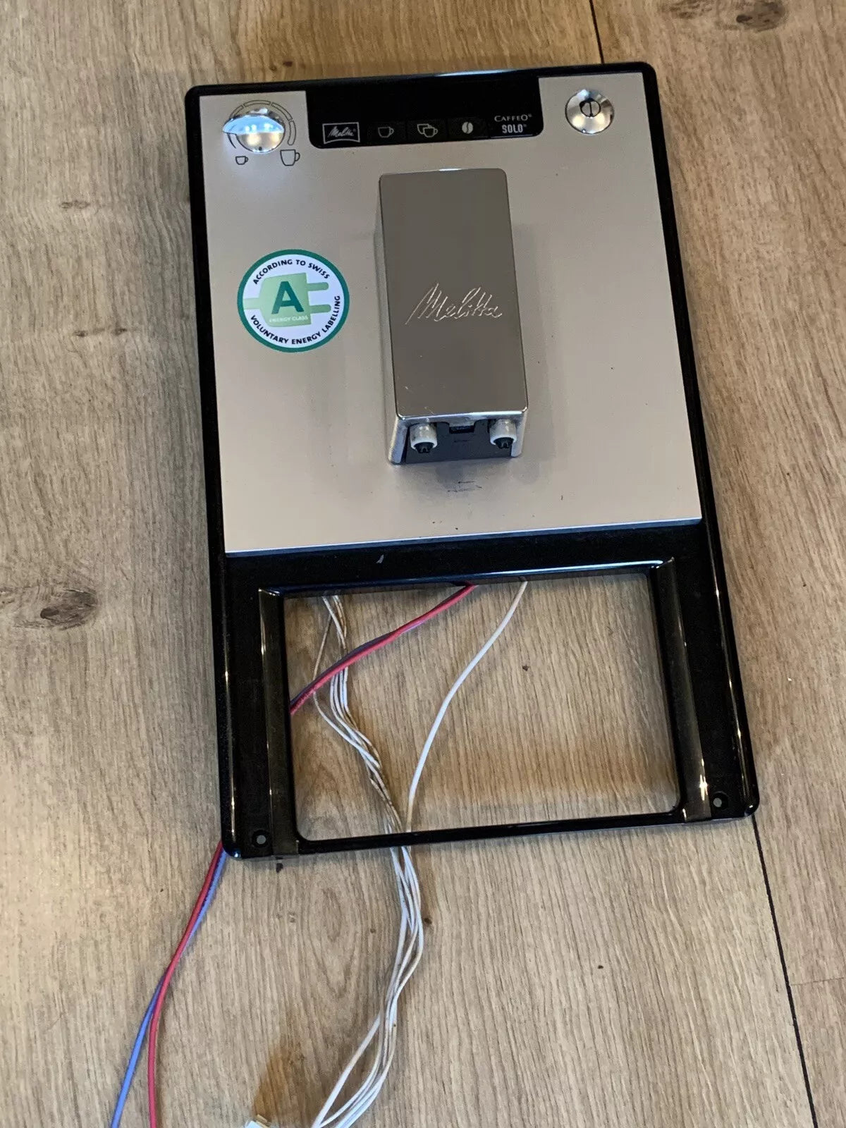 Melitta Solo Milk Display Bedienteil Frontmaske Vorderteil komplett Kaffeevollautomat.