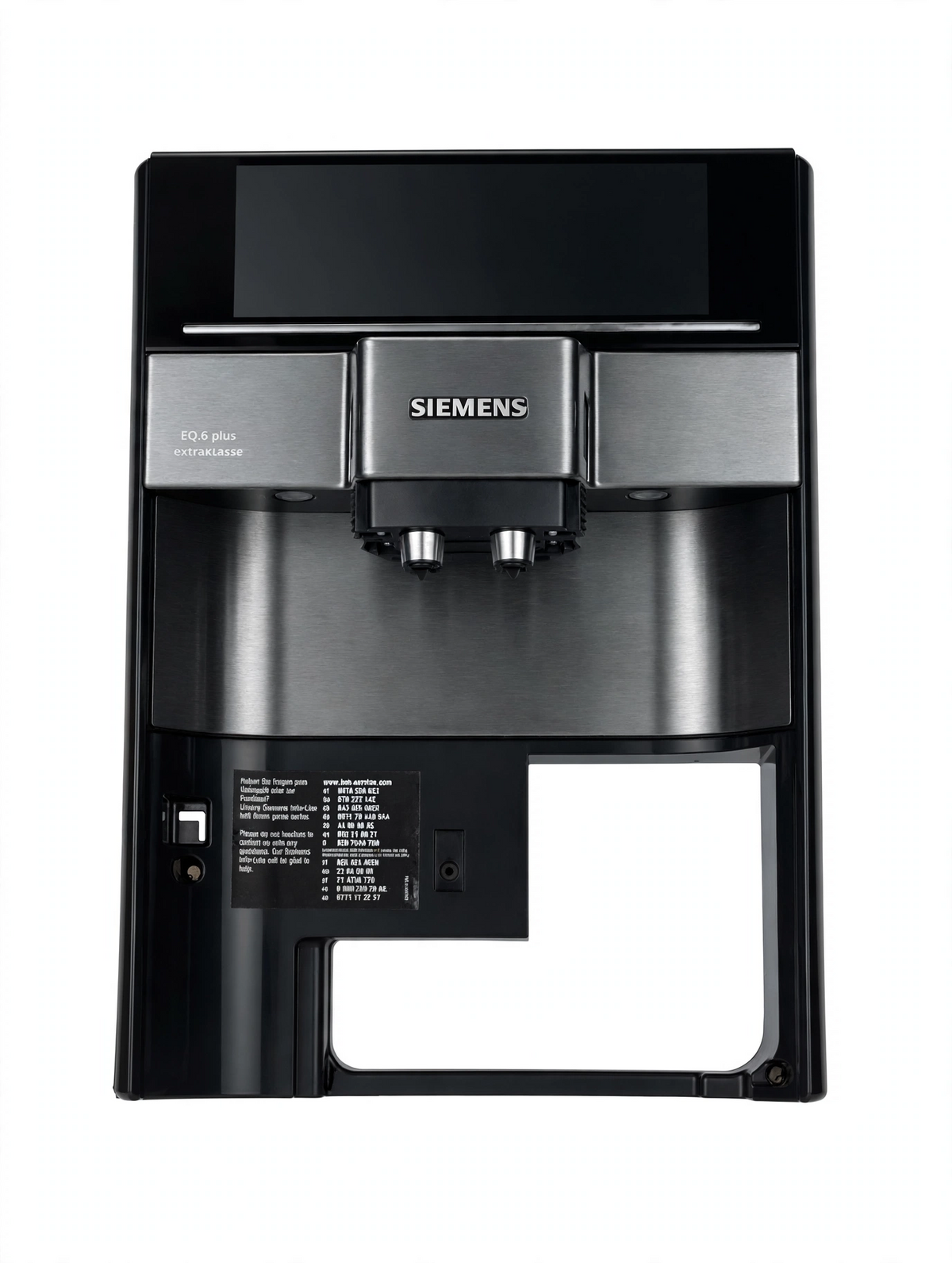 Siemens EQ.6 Plus Extraklasse Display Front Bedienfeld 