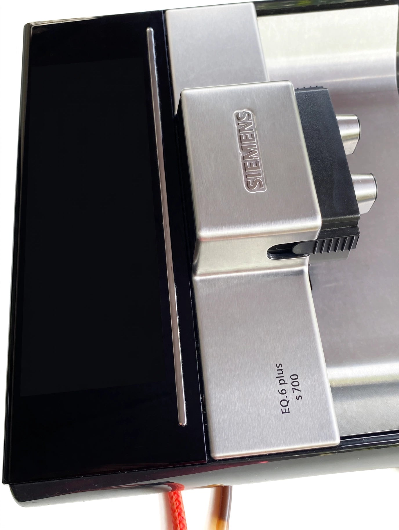 Siemens EQ.6 Plus s700 Frontblende Display Komplett Edelstahl Silber