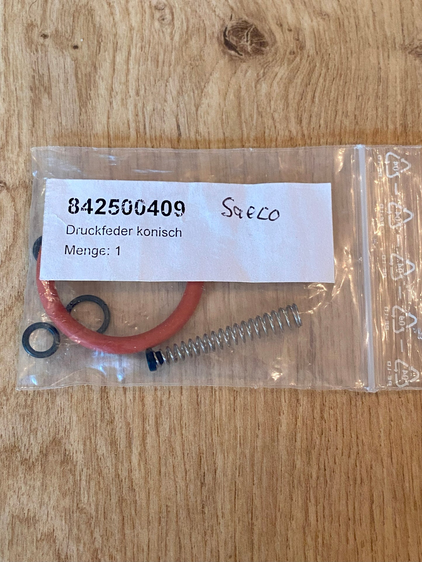 Saeco Druckfeder konisch mit Dichtung O-Ring Set Brüheinheit Kaffeevollautomat Neu - Car Kaffeeautomaten, Ersatzteile