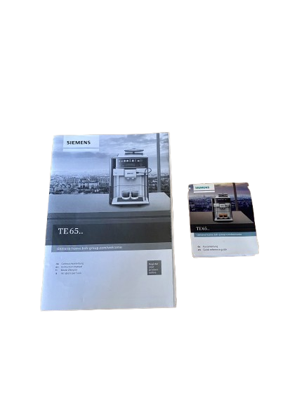 Siemens EQ.6 Plus S100    TE65.Bedienungsanleitung – gebraucht Sehr gut - Car Kaffeeautomaten, Ersatzteile